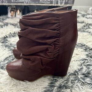 Maison Martin Margiela Leather Slouch Boots